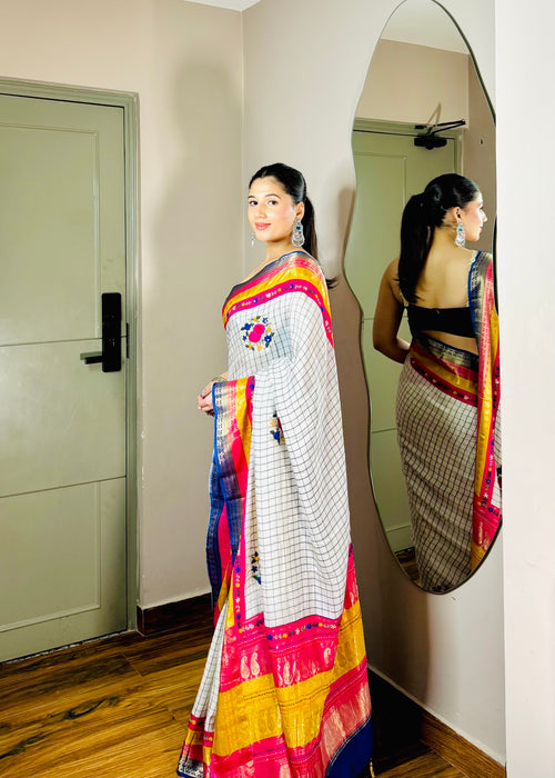 Cotton Linen Sari