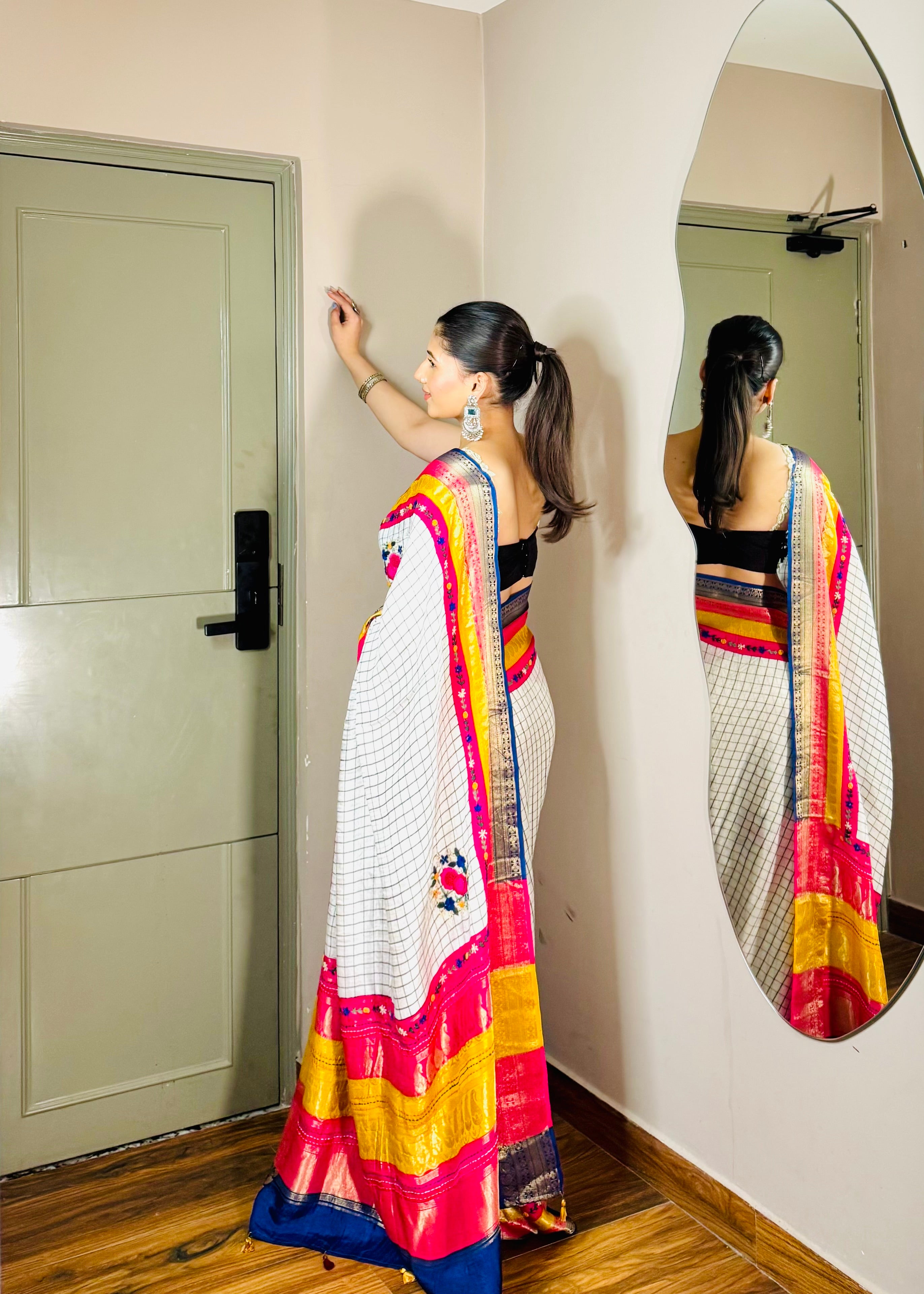 Cotton Linen Sari