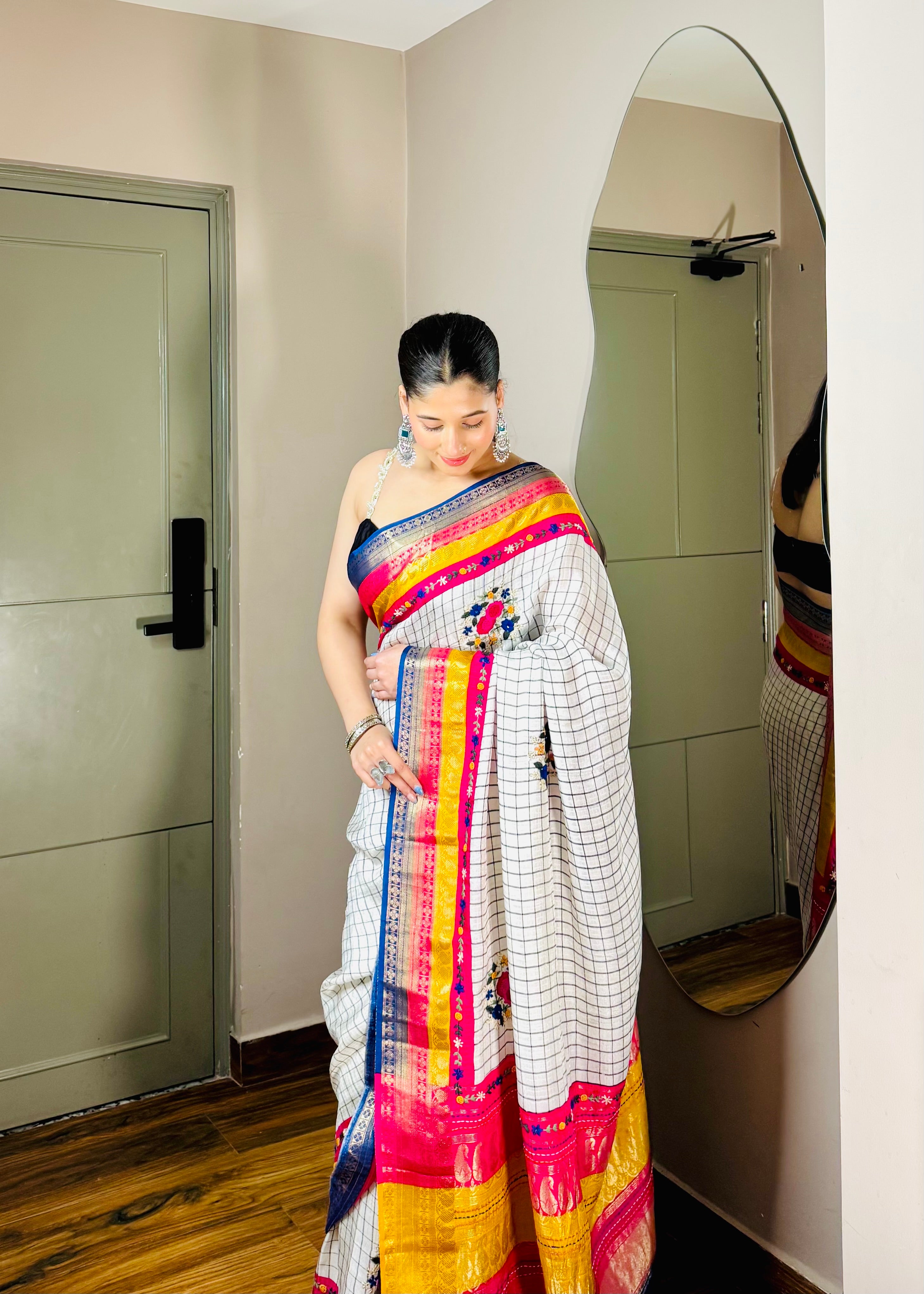 Cotton Linen Sari