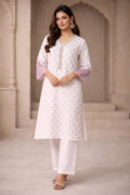 Butidaar Floral Chanderi Kurta